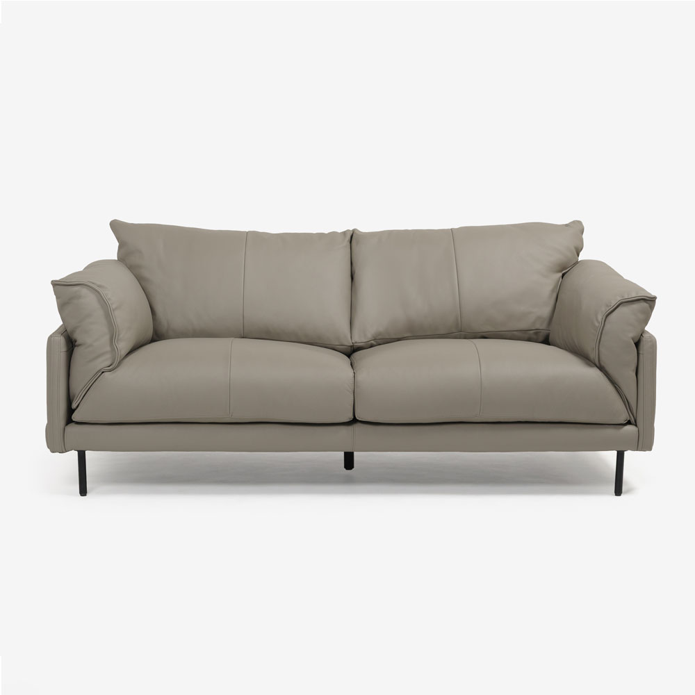 CORIUM（コリウム）ソファ 3人掛け 「ジェローム model.CO-0566」幅206cm 革#CO-JBE530E トープ