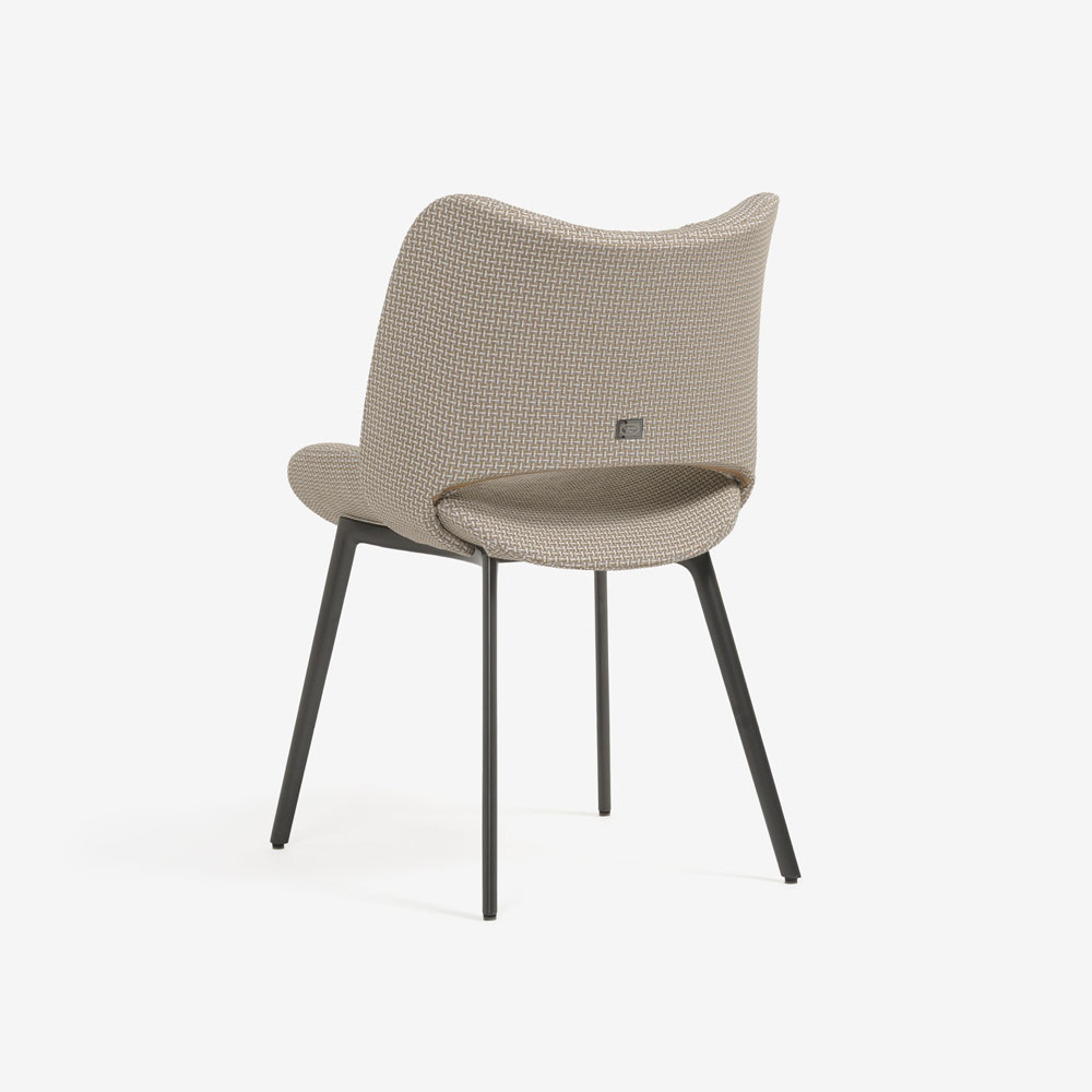 PoltronaFrau（ポルトローナ・フラウ）ダイニングチェア「ニース」布ブロンドウッド色 #C Blonde woods