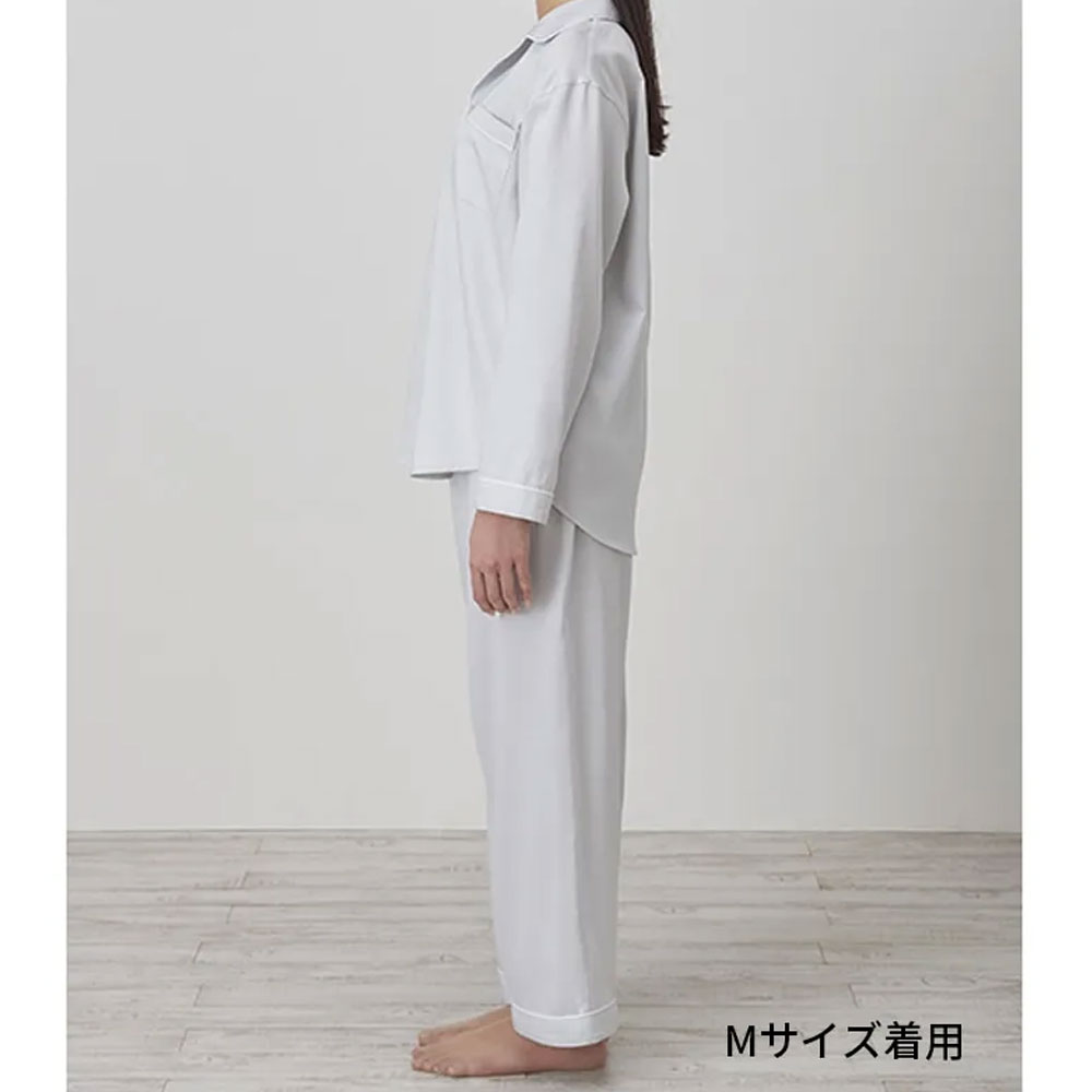 ナイトウェア 上下セット「newmine（ニューミン）コスメティックスナイトウェア NM4603」サテンテラード 男女兼用 全3サイズ 全2色 nishikawa（西川）