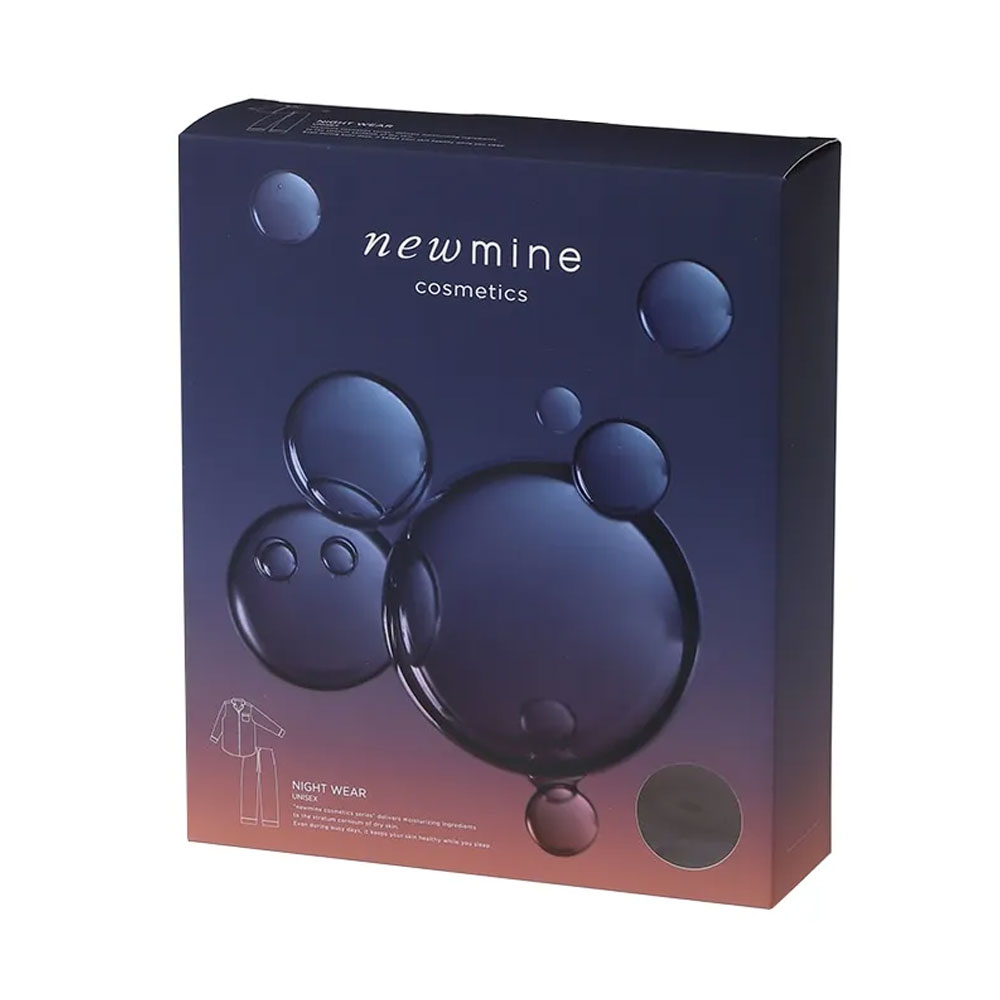 ナイトウェア 上下セット「newmine（ニューミン）コスメティックスナイトウェア NM4603」サテンテラード 男女兼用 全3サイズ 全2色 nishikawa（西川）