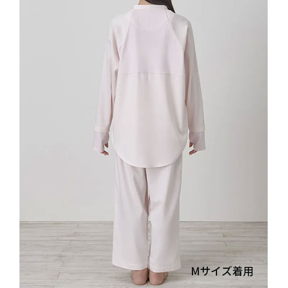 ナイトウェア 上下セット「newmine（ニューミン）コスメティックスナイトウェア NM4602」X-Back スタンドカラー 男女兼用 全3サイズ 全2色 nishikawa（西川）