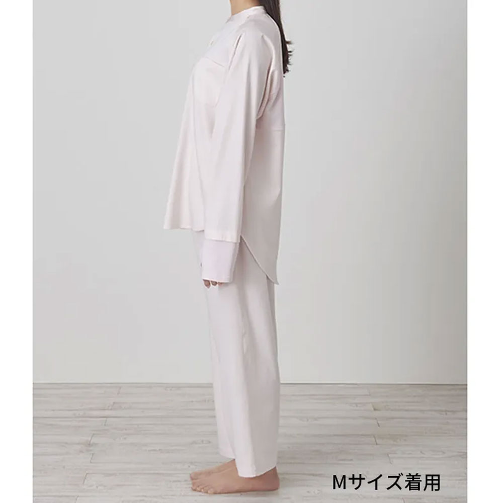 ナイトウェア 上下セット「newmine（ニューミン）コスメティックスナイトウェア NM4602」X-Back スタンドカラー 男女兼用 全3サイズ 全2色 nishikawa（西川）