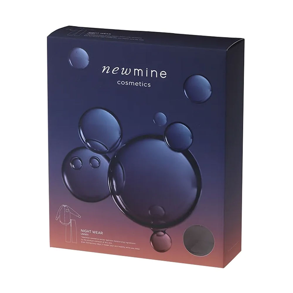 ナイトウェア 上下セット「newmine（ニューミン）コスメティックスナイトウェア NM4602」X-Back スタンドカラー 男女兼用 全3サイズ 全2色 nishikawa（西川）