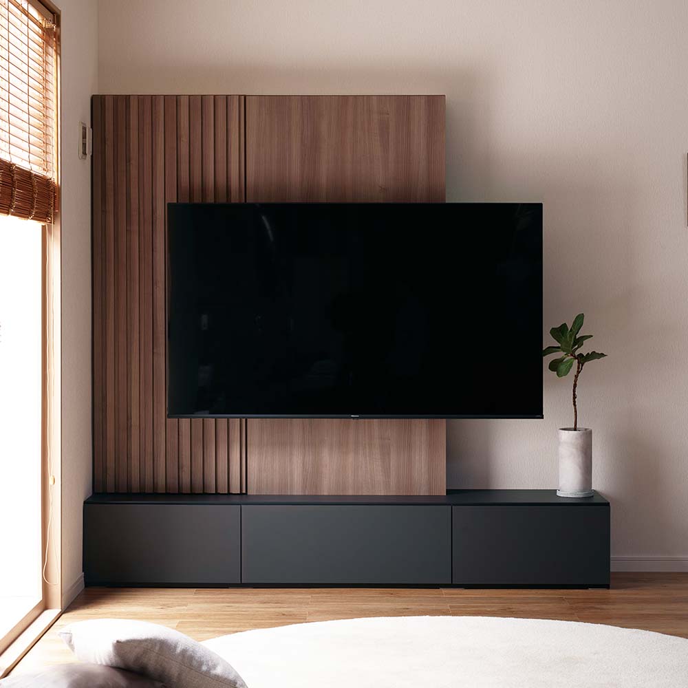 Pamouna(パモウナ)テレビボード「KP-2000」幅200cm 全16色【壁掛けTV金具セット】
