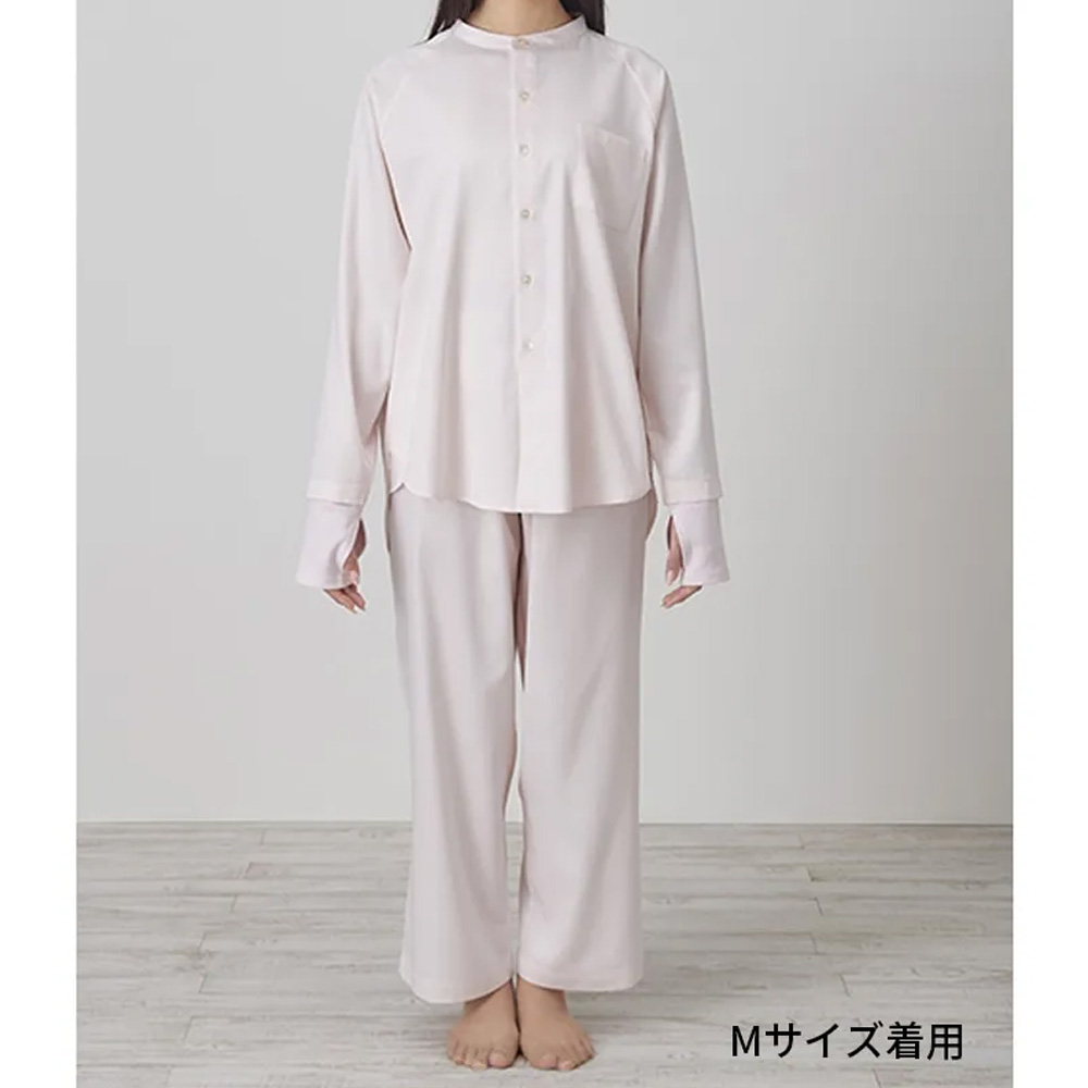 ナイトウェア 上下セット「newmine（ニューミン）コスメティックスナイトウェア NM4602」X-Back スタンドカラー 男女兼用 全3サイズ 全2色 nishikawa（西川）