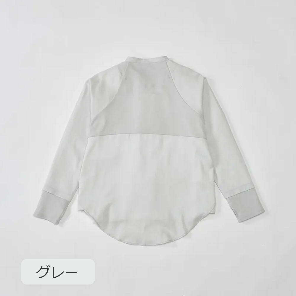 ナイトウェア 上下セット「newmine（ニューミン）コスメティックスナイトウェア NM4602」X-Back スタンドカラー 男女兼用 全3サイズ 全2色 nishikawa（西川）