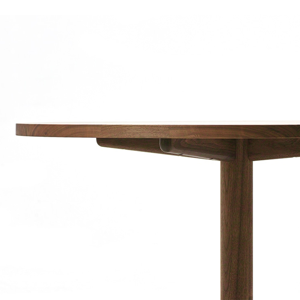 MASTERWAL（マスターウォール）ダイニングテーブル「YU UT4  UT4-095-WN」95cm丸 ウォールナット材オイル仕上げ【受注生産品】