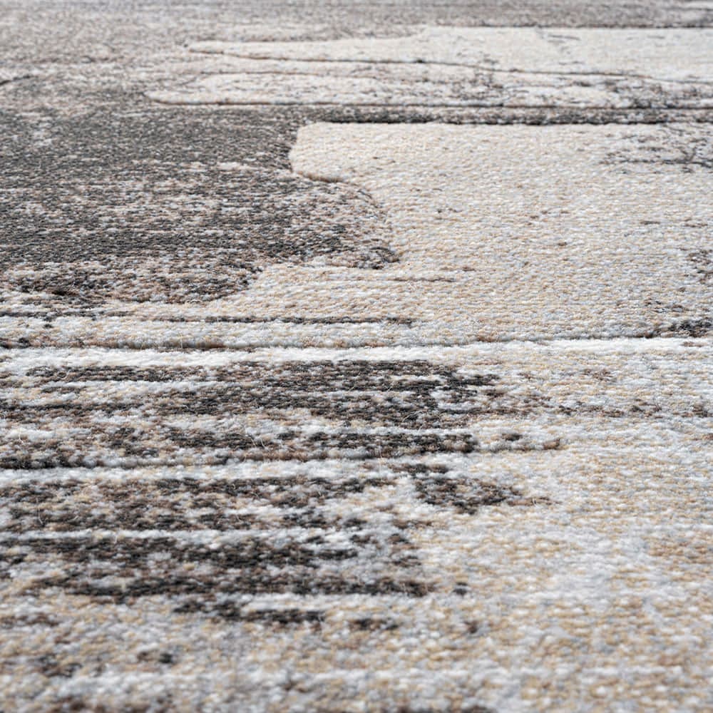 ウィルトンラグ「Graphie グラフィー」9293（ブラックグレー）全3サイズ 防炎【次回入荷未定】