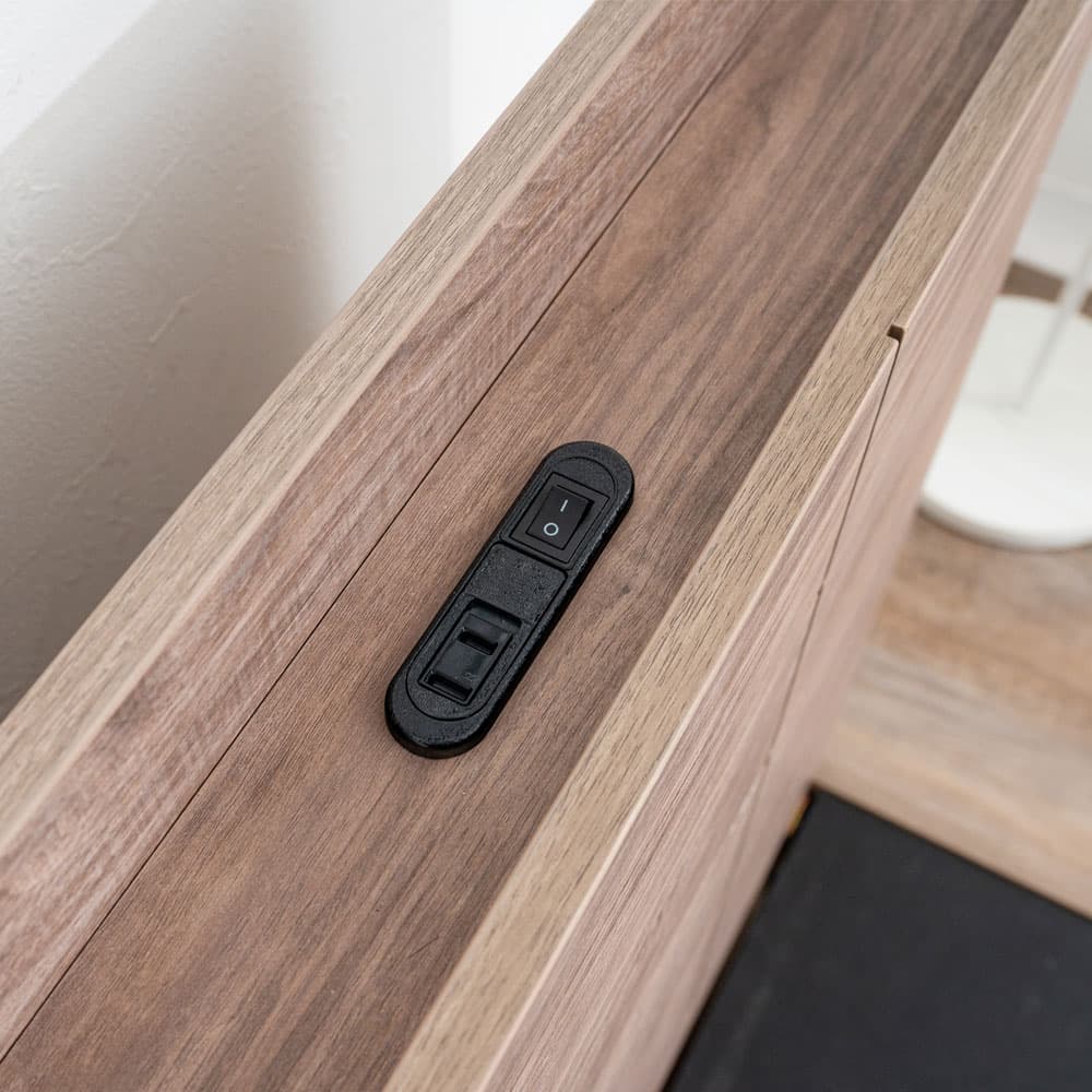 ベッドフレーム「レンヌブックスタンド」レッグタイプ 全2色 全3サイズ