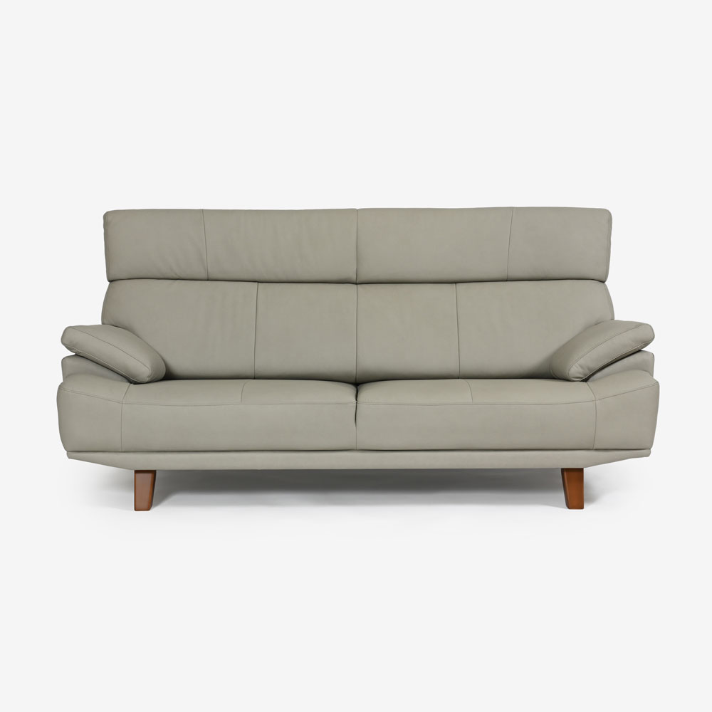 ソファ「ルミナス2 2SW19」幅195cm 奥行91cm（Nノーマル） 張地全2色 脚全2色【受注生産品】