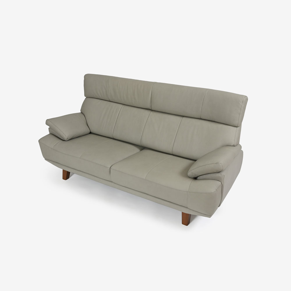 ソファ「ルミナス2 2SW19」幅195cm 奥行91cm（Nノーマル） 張地全2色 脚全2色【受注生産品】