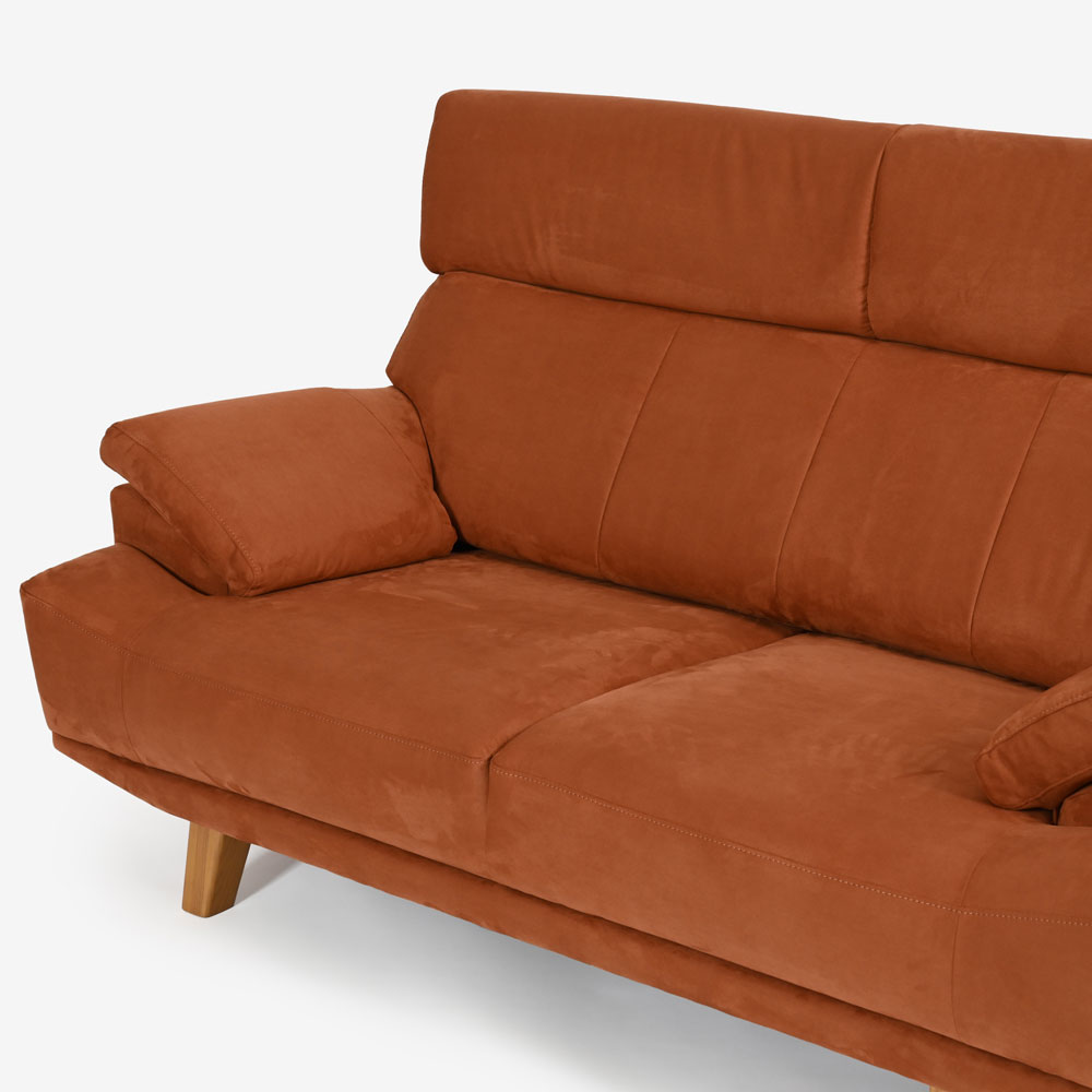 ソファ「ルミナス2 2S16」幅165cm 奥行96cm（D深め）張地全2色 脚全2色【受注生産品】