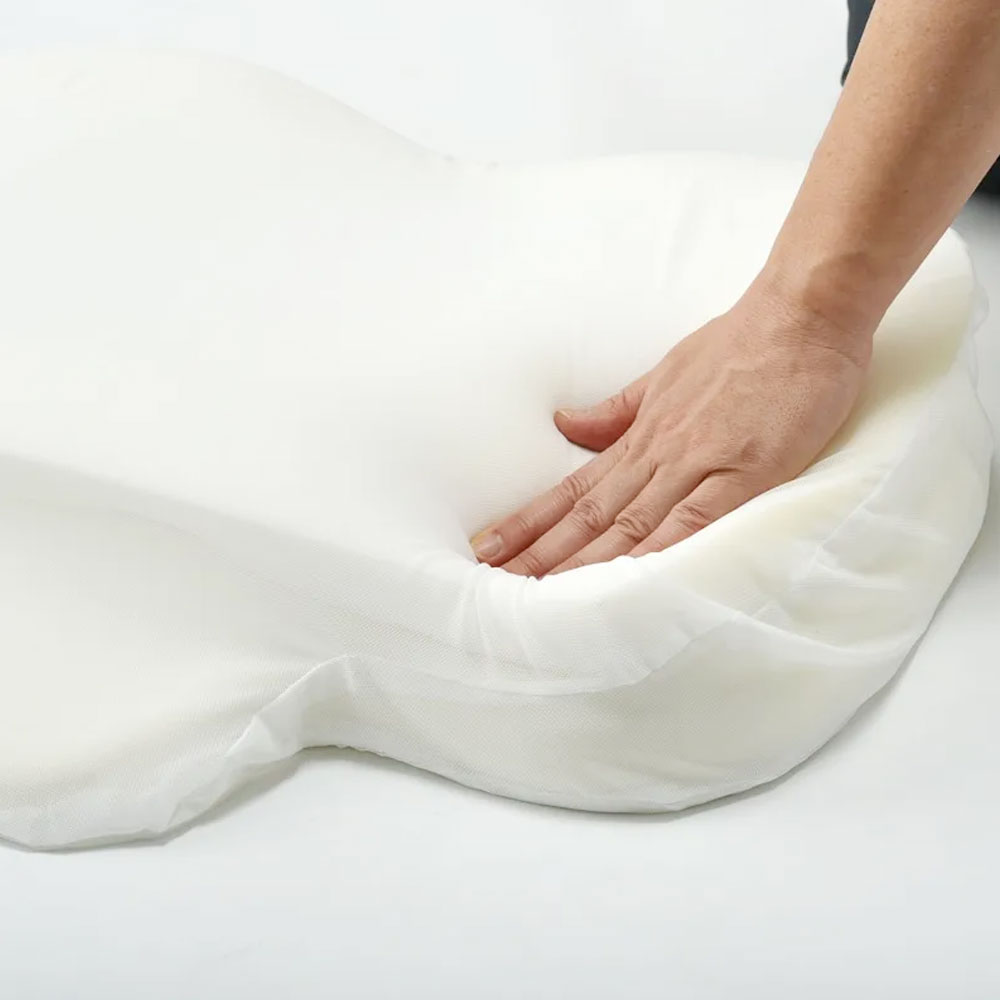 枕「newmine（ニューミン）頬にやさしい美容まくら NM4605」グレー nishikawa（西川）