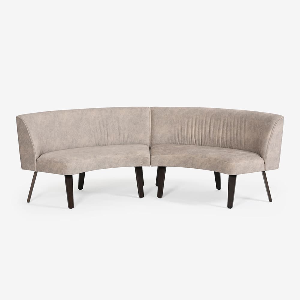 ラウンドベンチ2点セット「OP09（オプティオ09）」布#3 マーブル#90【受注生産品】