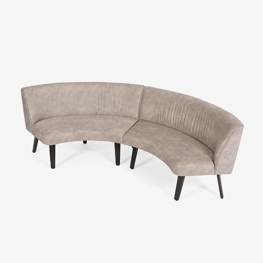 ラウンドベンチ2点セット「OP09（オプティオ09）」布#3 マーブル#90【受注生産品】