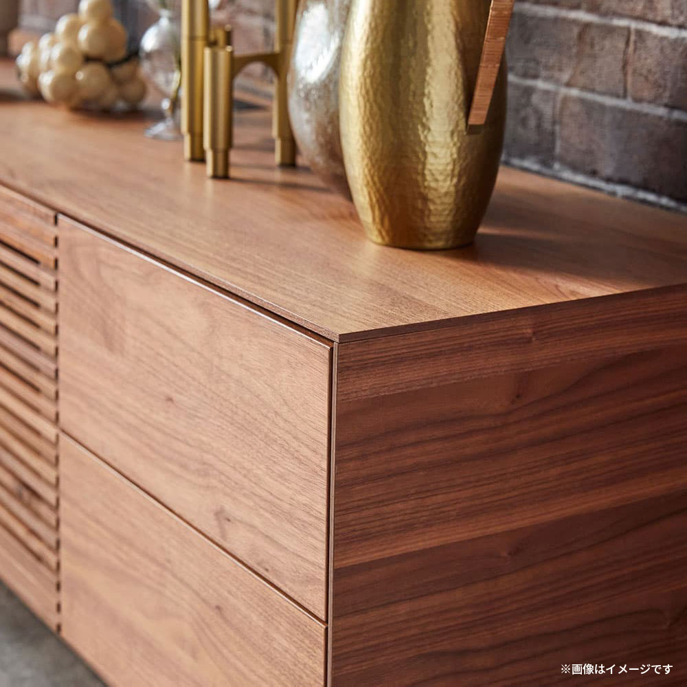 MASTERWAL(マスターウォール)テレビボード「SUPREMO スプレモ SPAV20048-A-WN」幅200cm 奥行48cm ウォールナット材 オイル仕上げ【受注生産品】