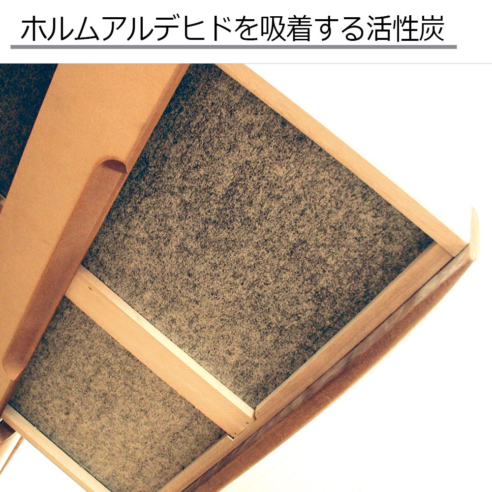 小島工芸　学習デスク「100ポライト」幅100cm ヒノキ材 全2色 デスクマット付き【受注生産品】