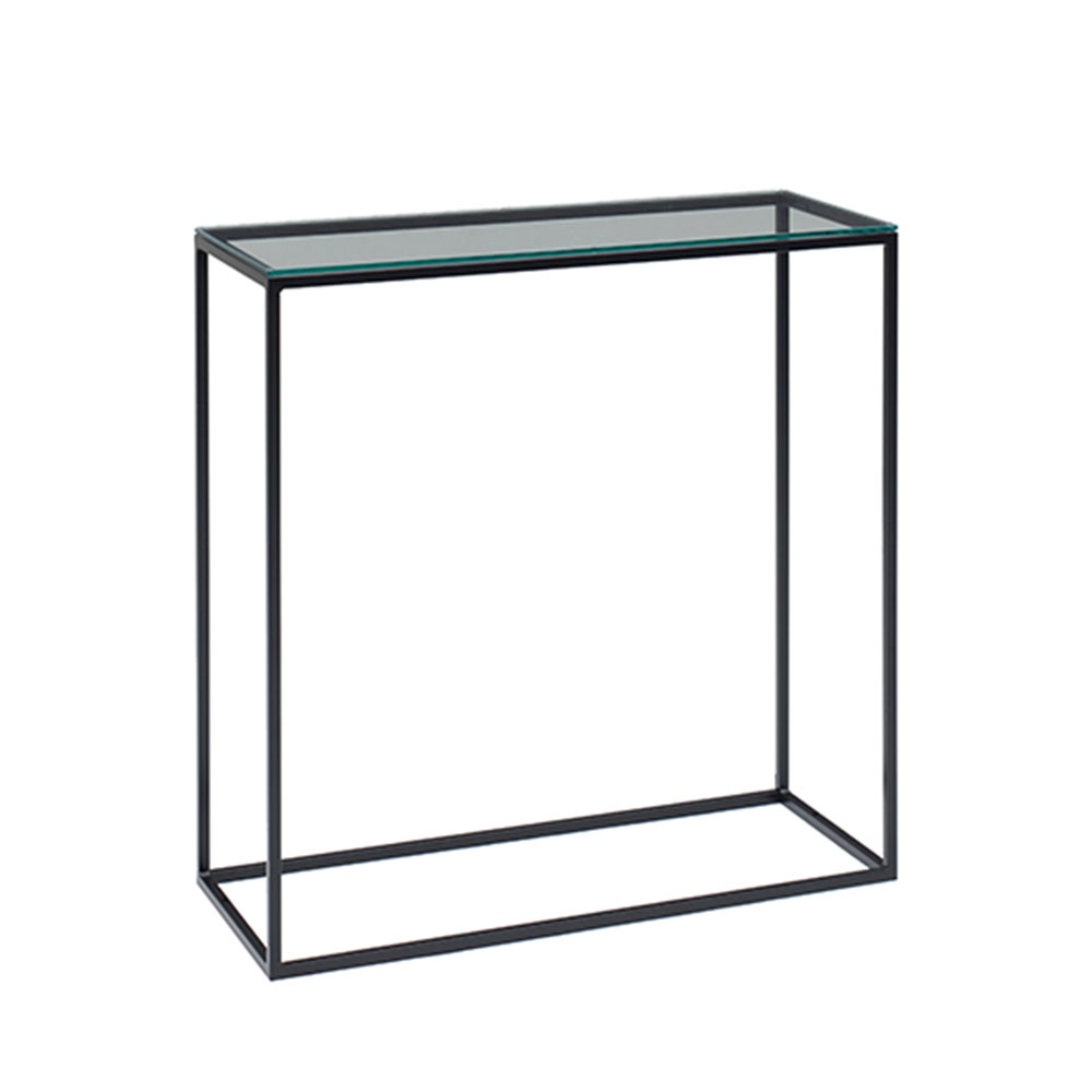 Pamouna（パモウナ）コンソールテーブル「IR-SH90G」ガラス天板 幅90cm 高さ91cm