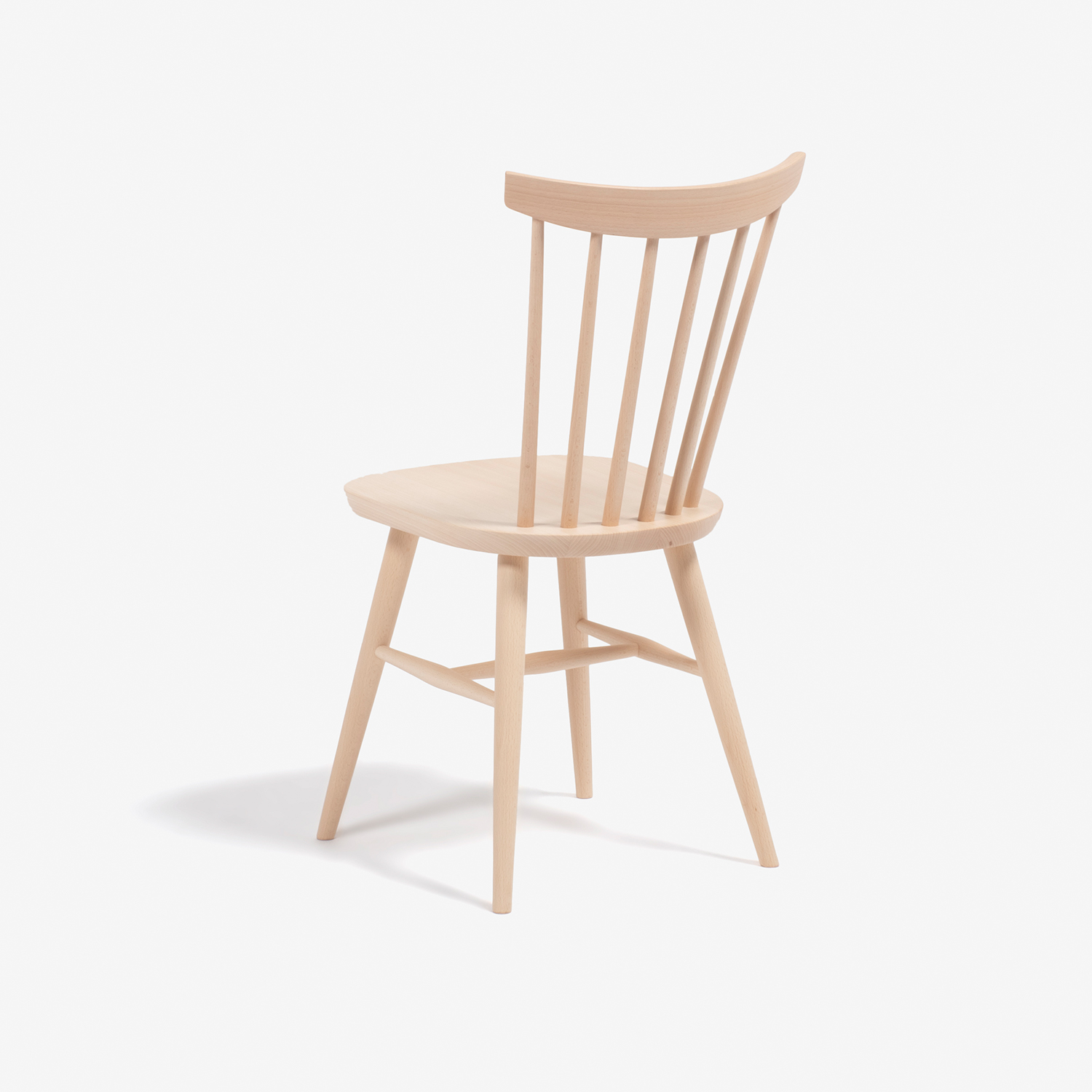 秋田木工 ダイニングチェア「ハンナチェア」ブナ材 白木塗装【2