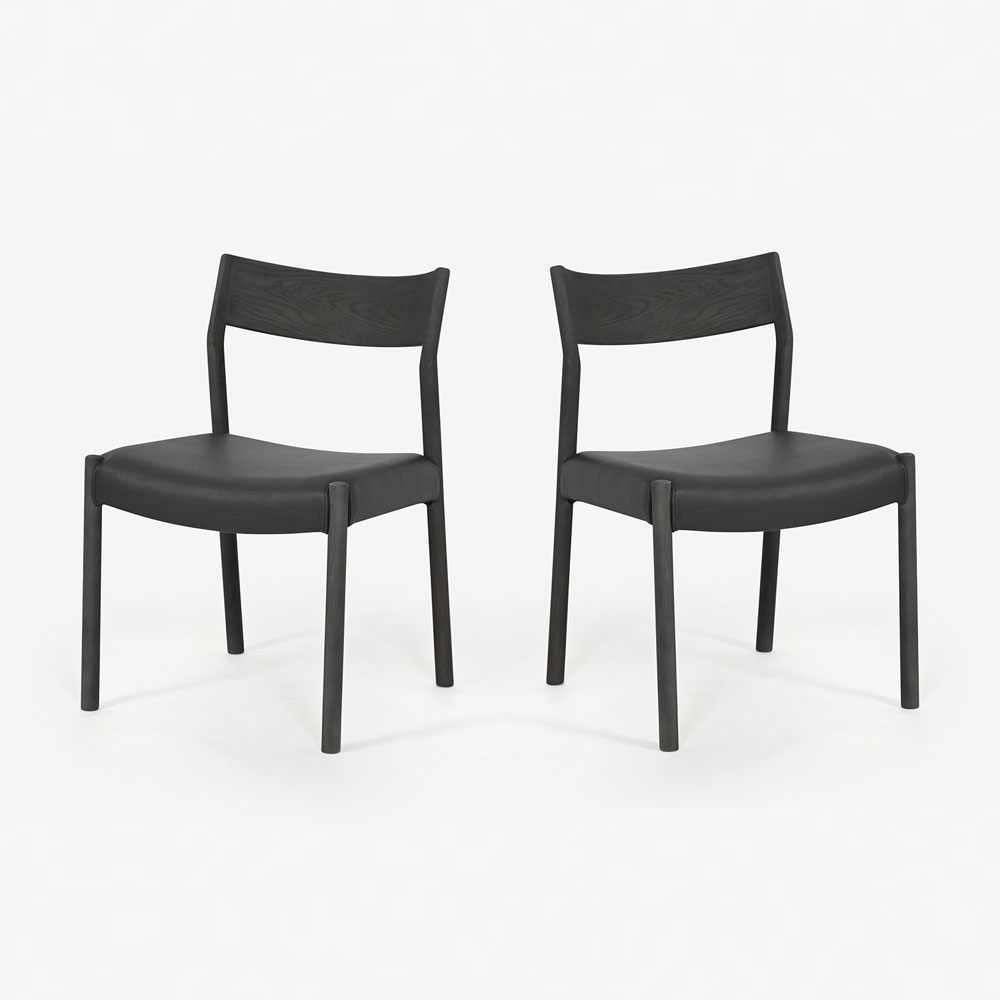 ダイニングチェア「フィルプラス Aタイプ」樹種・塗装色5種 張地17種【受注生産品】【2脚セット】【セール対象品のため5%OFF】