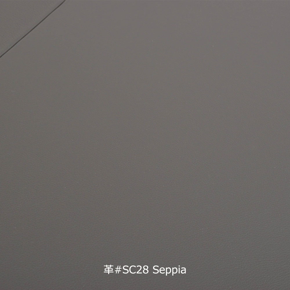 PoltronaFrau（ポルトローナ・フラウ）デスク「Peek-a-Book ピーカブック」幅183cm アッシュ材セピア色 革#CS28