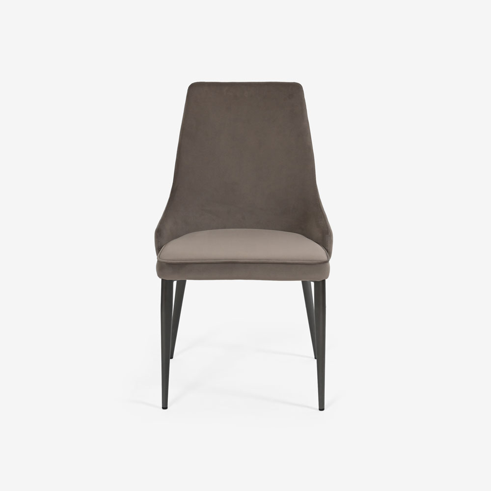 ダイニングチェア「CORZA コルザ No.1」布YNR07/脚ブラック