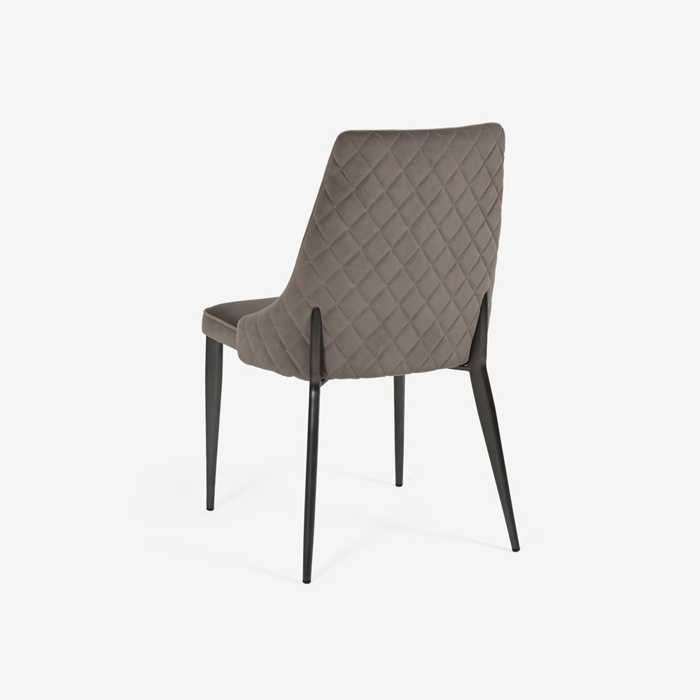 ダイニングチェア「CORZA コルザ No.1」布YNR07/脚ブラック