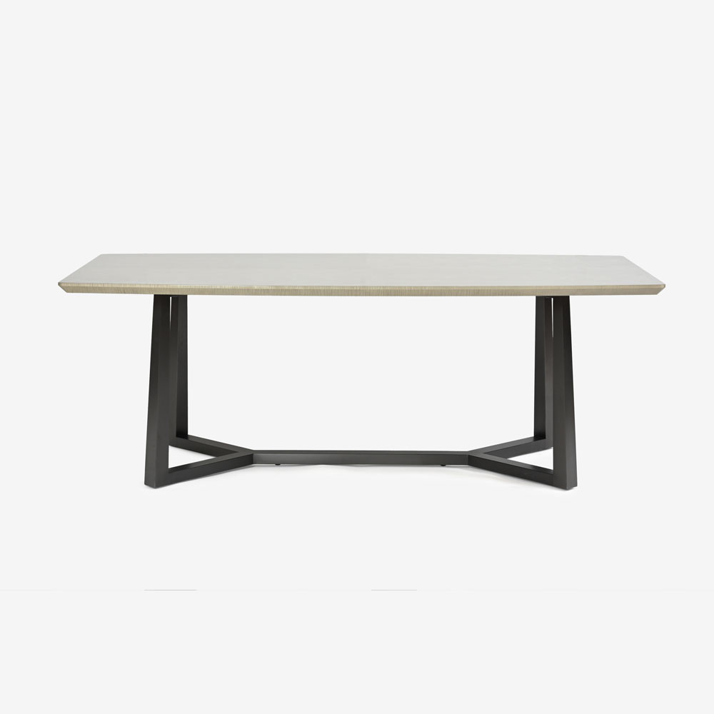 ダイニングテーブル「CORZA コルザ No.4」シカモアSK-09/脚ブラック【受注生産品】