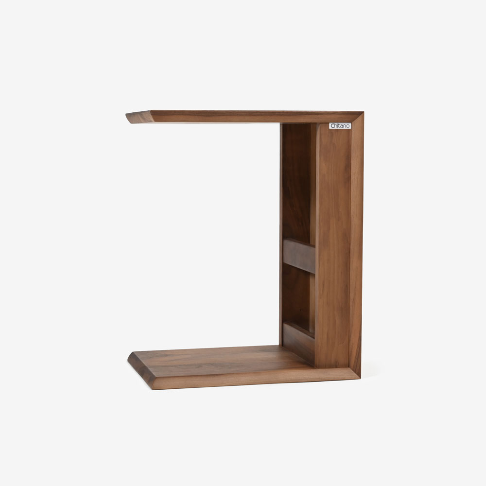 カリモク家具 サイドテーブル「T15177XRG」 ウォールナット材 ウォールナットナチュラル色