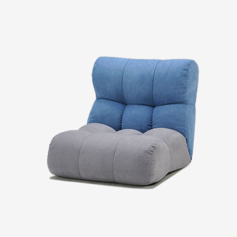 フロアチェア  座椅子 「ピグレットJr ノルディック」ブルー/グレー色