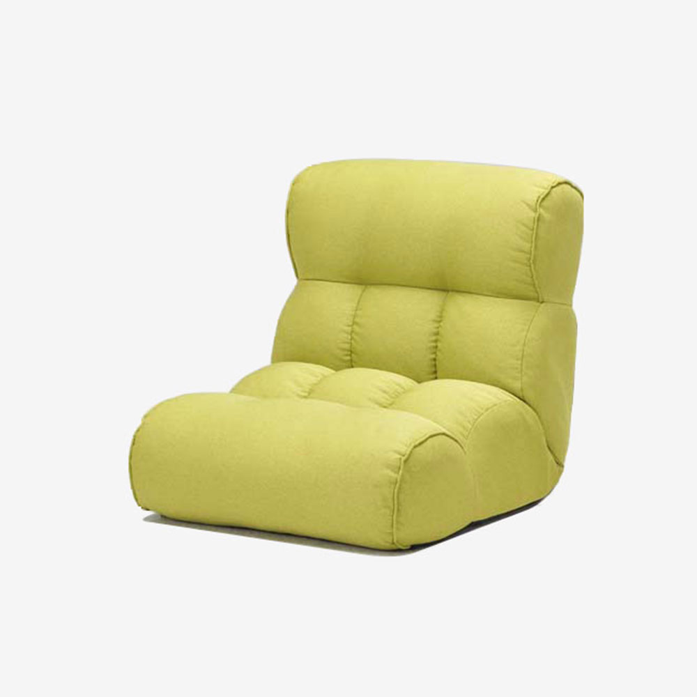 フロアチェア  座椅子 「ピグレットJr」フレッシュグリーン色