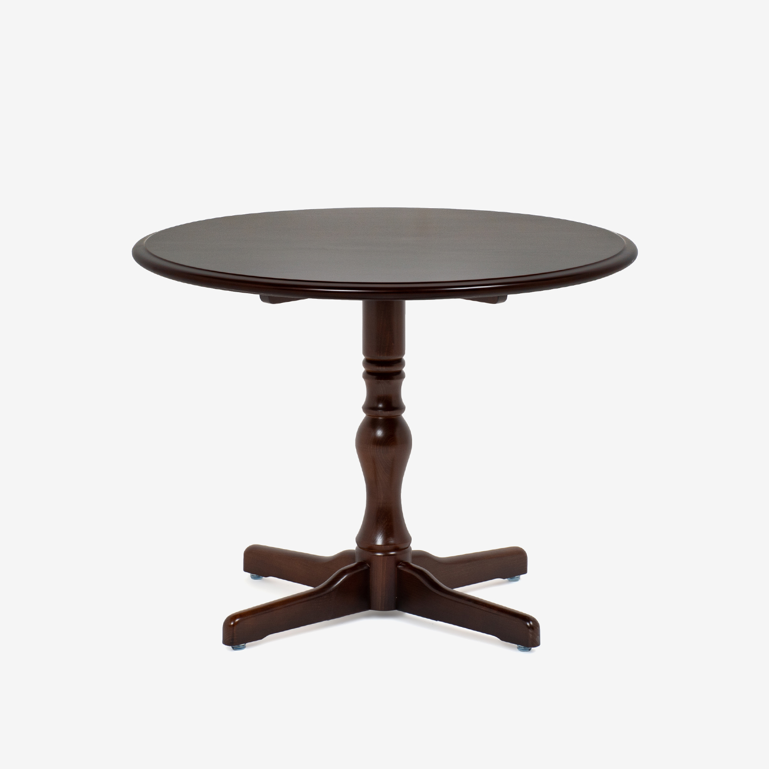 ダイニングテーブル（丸）「T-5651」ナラ材/ブナ材 ウォールナット色