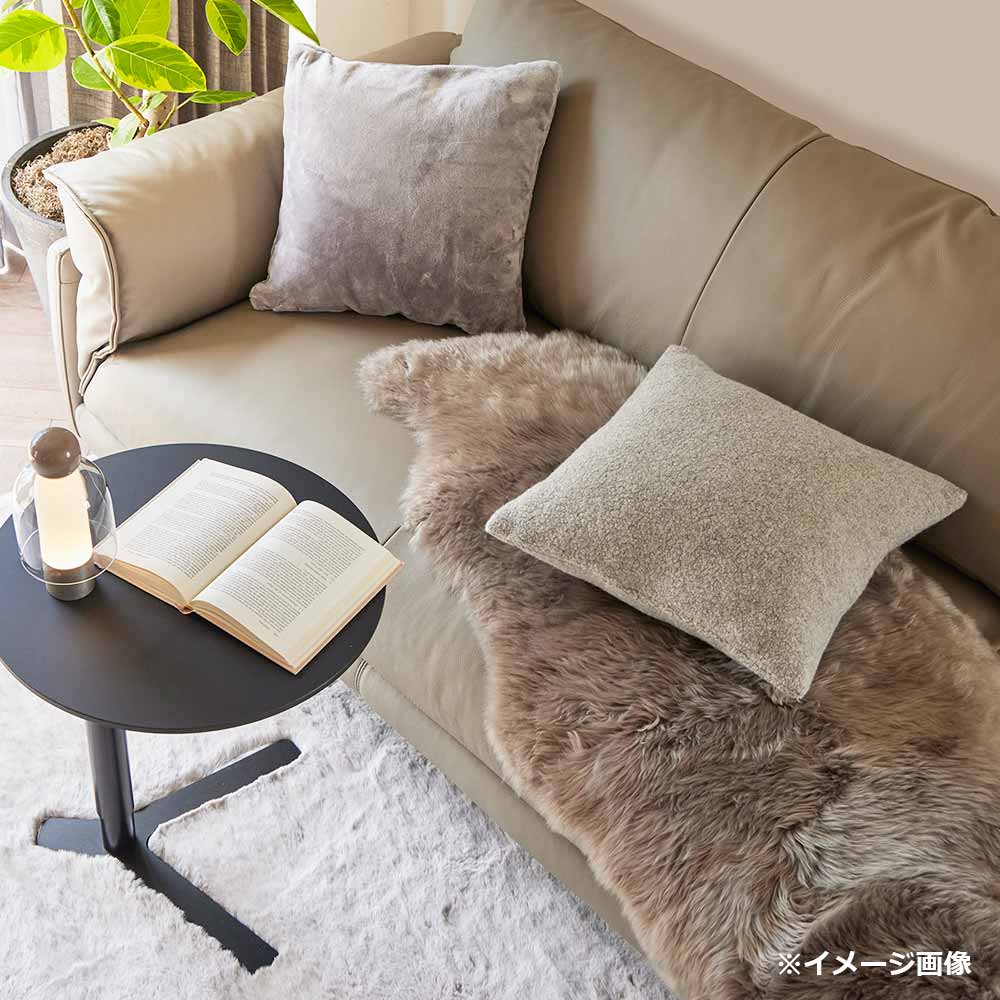 クッションカバー「ペコラ」グレー 全2サイズ