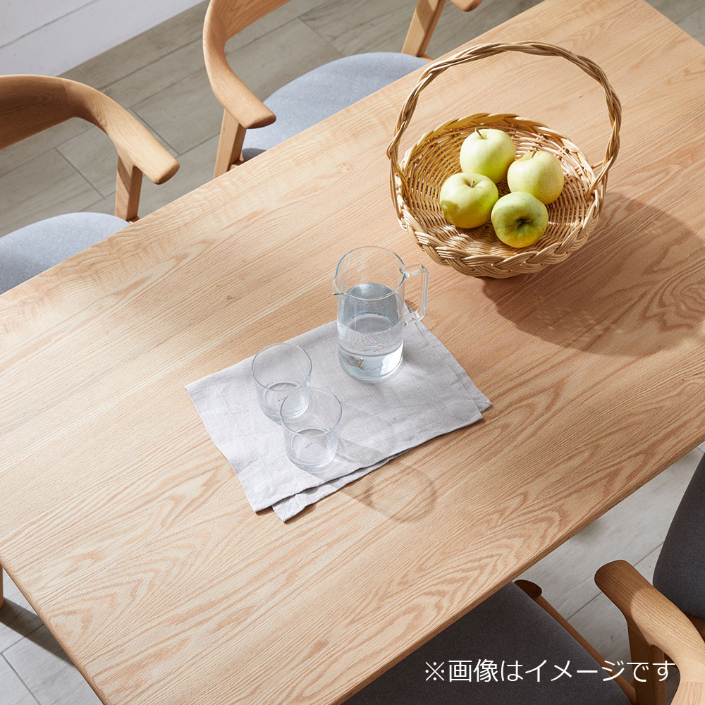 ダイニングテーブル「フィルプラス」長方形4本脚タイプ 4サイズ エッジデザイン3種 樹種・塗装色5種【受注生産品】