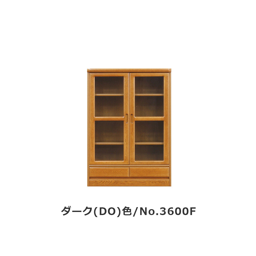 浜本工芸 書棚「No.3600F・No.3608F」開き戸タイプ 幅85.1cm 高さ120cm 全2色［No.3600］【受注生産品】