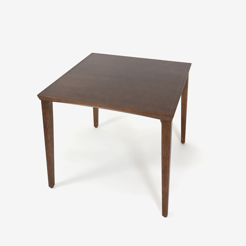 秋田木工 ダイニングテーブル「N-T005」幅85cm正方形 ナラ材 ウォールナット材色【決算セールのため20%OFF】