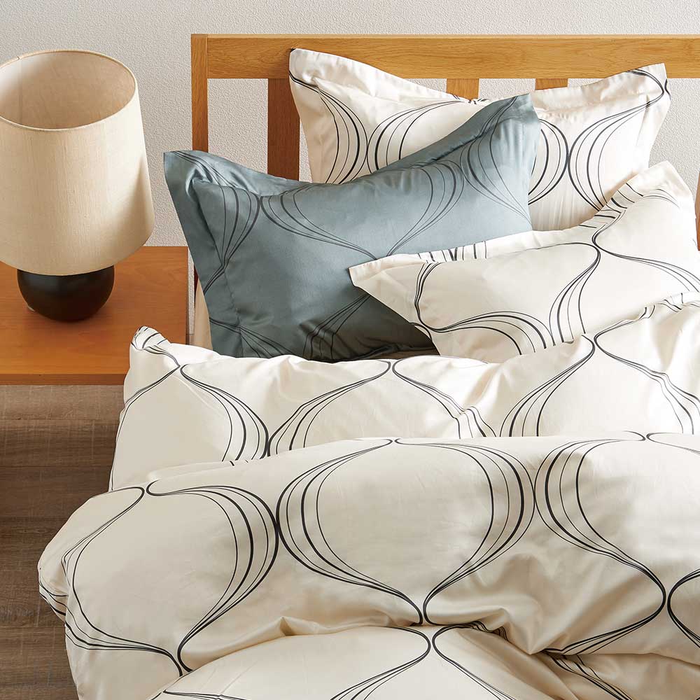 掛け布団カバー「URBANE CASA エルフ」全2色 全3サイズ【受注生産品】