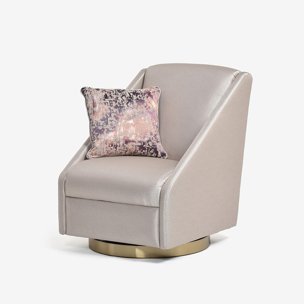 DURESTA（デュレスタ）アームチェア「Cirrus シラス」幅70cm 布＃Byzantium Petal クッション付き【次回入荷未定】