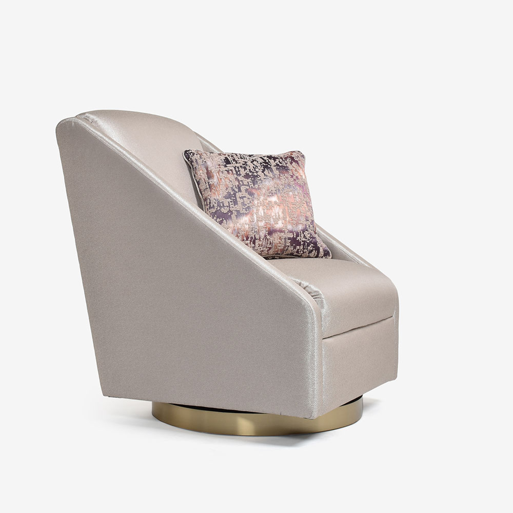 DURESTA（デュレスタ）アームチェア「Cirrus シラス」幅70cm 布＃Byzantium Petal クッション付き【次回入荷未定】