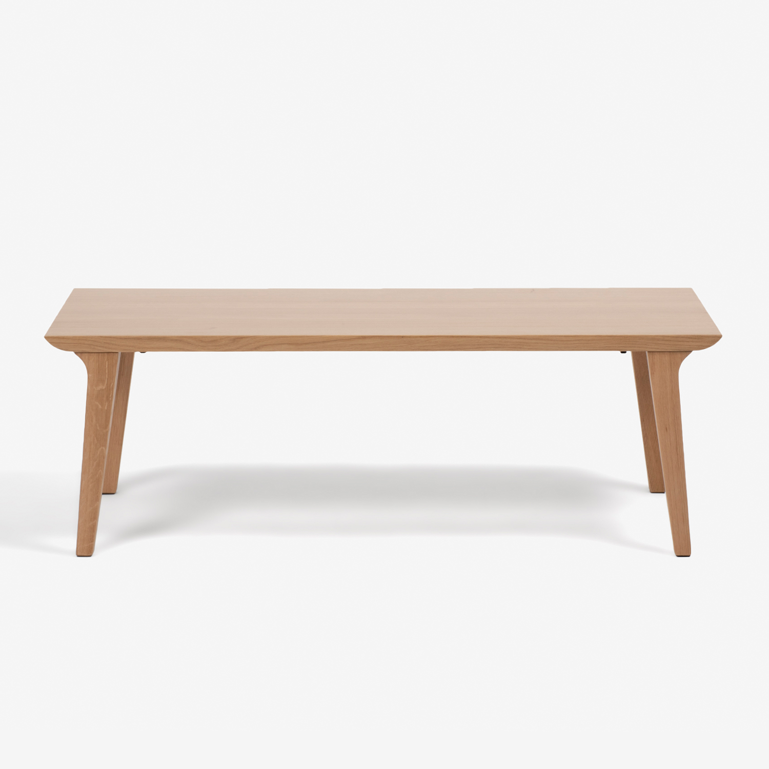 センターテーブル「ハイヒール」幅120cm オーク材 ホワイトオーク色【決算セールのため40%OFF】