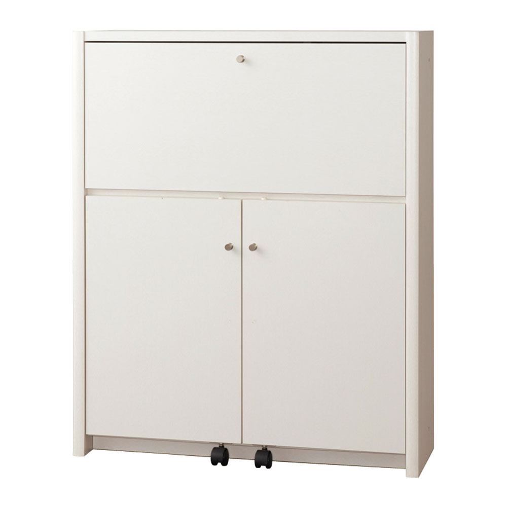 小島工芸　ライティングデスク「ニューエポックボード NEP-90」幅89.5cm ウッディホワイト色