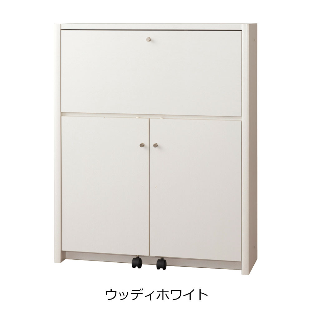 小島工芸　ライティングデスク「ニューエポックボード NEP-90」幅89.5cm ウッディホワイト色