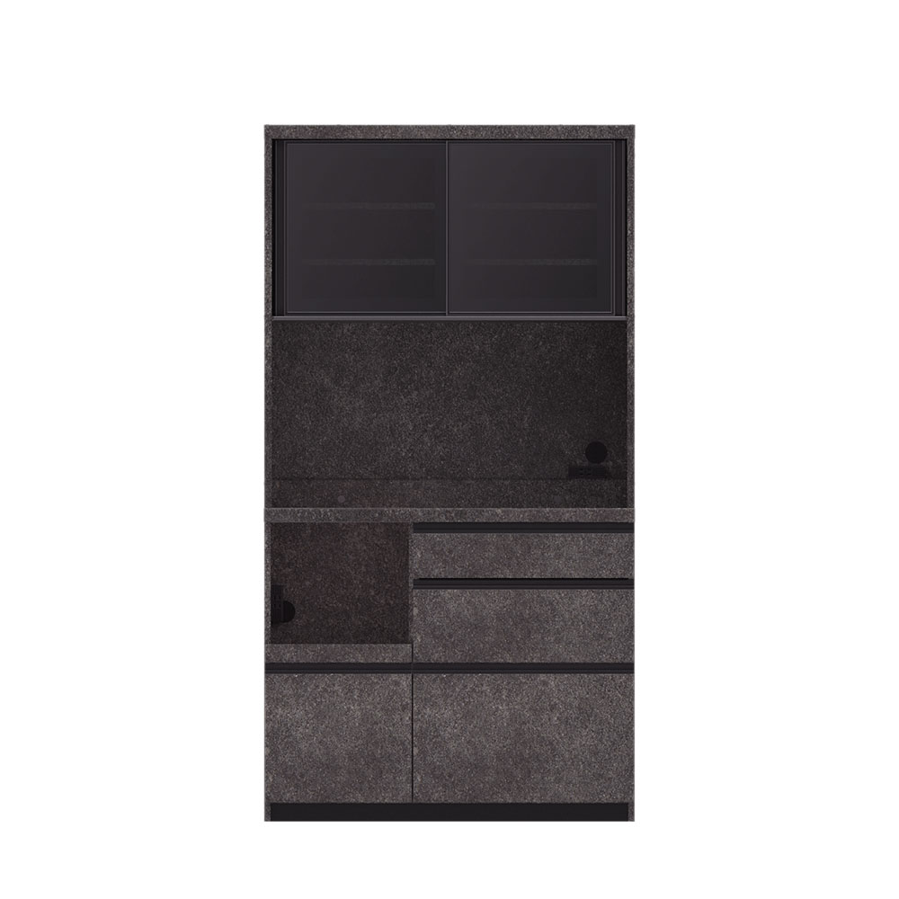 Pamouna（パモウナ）オープンボード「EMA-1000R」幅100cm 奥行50cm 高さ188.5cm スライドドア レギュラーカウンター 全3色