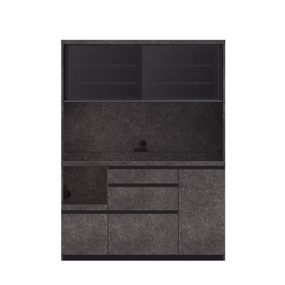 Pamouna（パモウナ）オープンボード「EMA-1400R」幅140cm 奥行50cm 高さ188.5cm スライドドア レギュラーカウンター  全3色