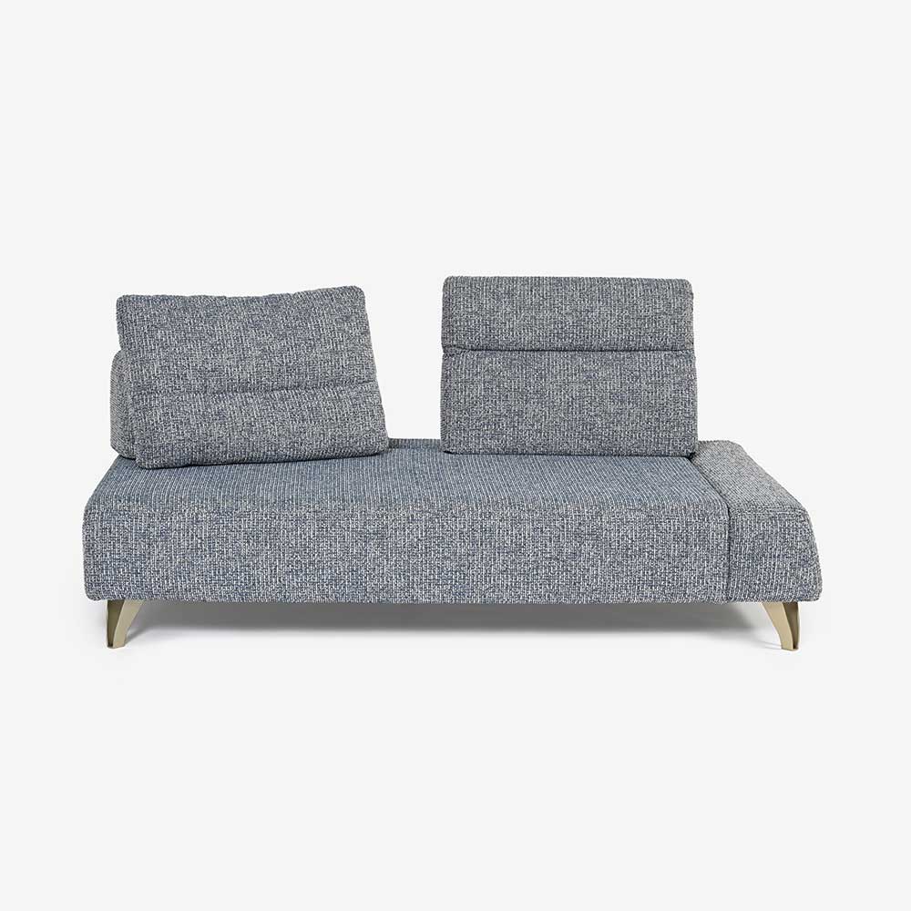 ソファ4点セット 「ミラージュNM」ソファベース向って右肘 カバーリング仕様 張地#布B MNR81 ブルー色 金属脚【受注生産品】