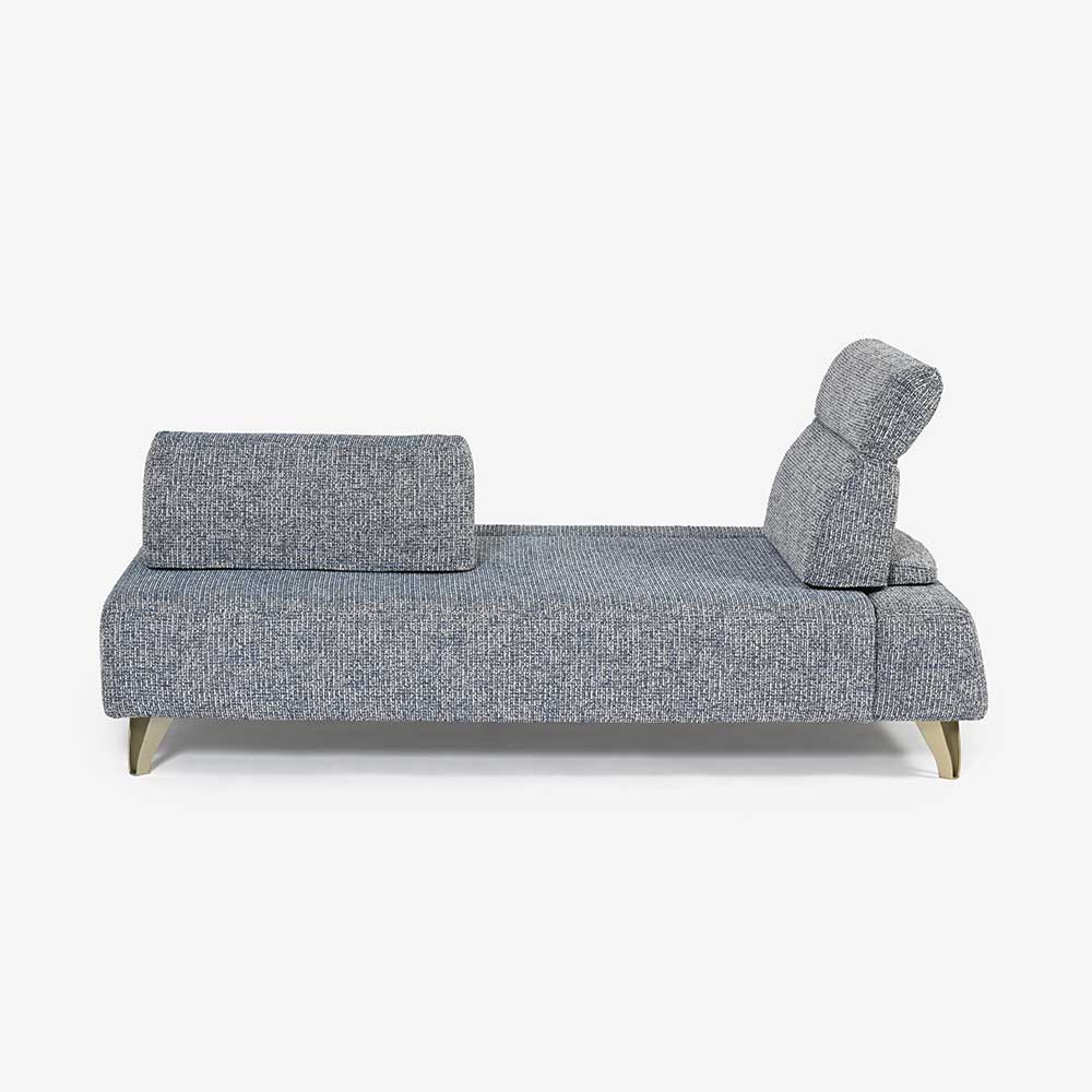 ソファ4点セット 「ミラージュNM」ソファベース向って右肘 カバーリング仕様 張地#布B MNR81 ブルー色 金属脚【受注生産品】