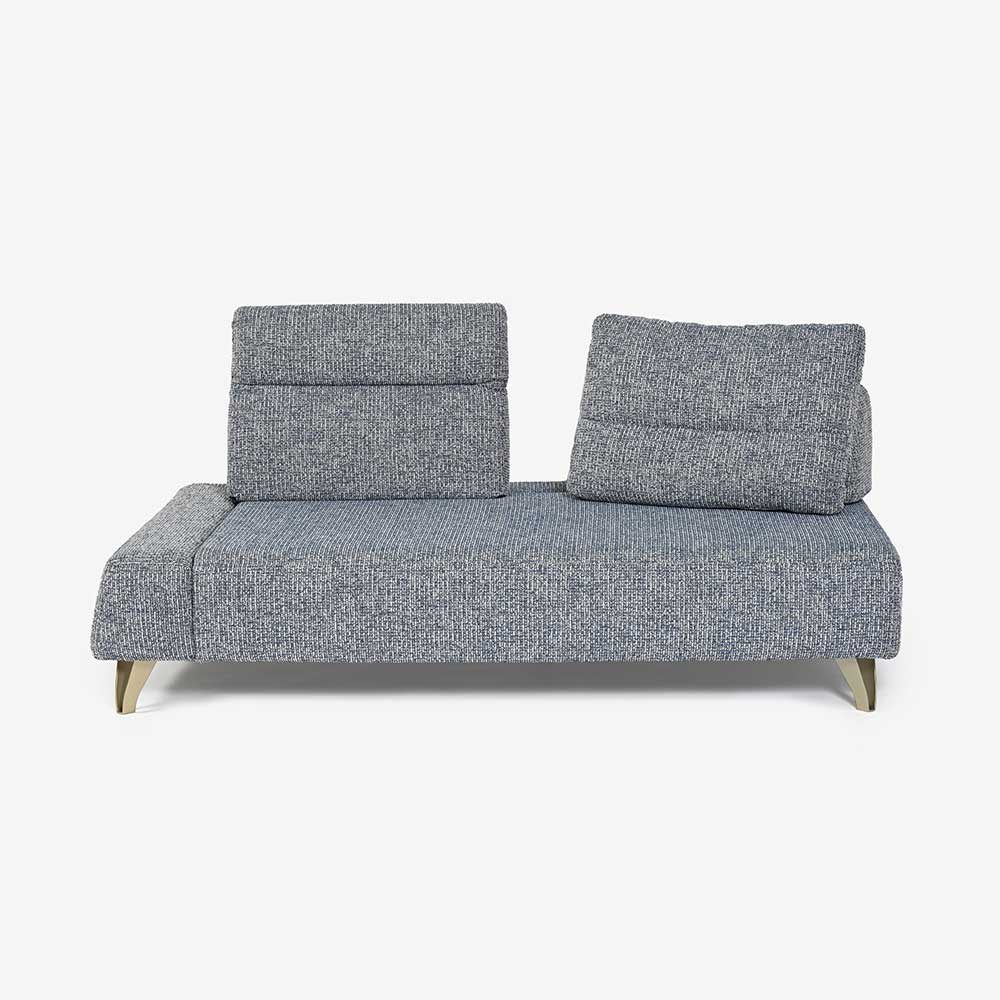 ソファ4点セット 「ミラージュNM」ソファベース向って左肘 カバーリング仕様 張地#布B MNR81 ブルー色 金属脚【受注生産品】