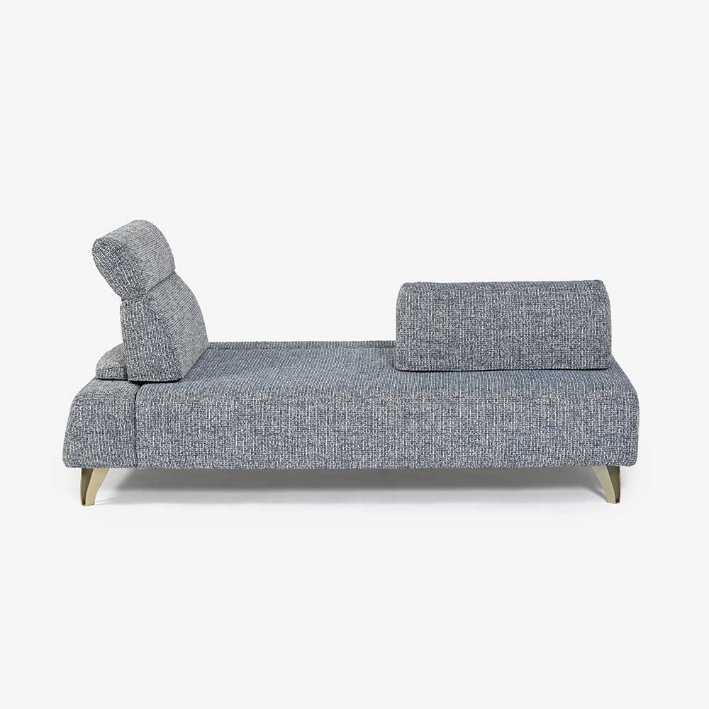 ソファ4点セット 「ミラージュNM」ソファベース向って左肘 カバーリング仕様 張地#布B MNR81 ブルー色 金属脚【受注生産品】