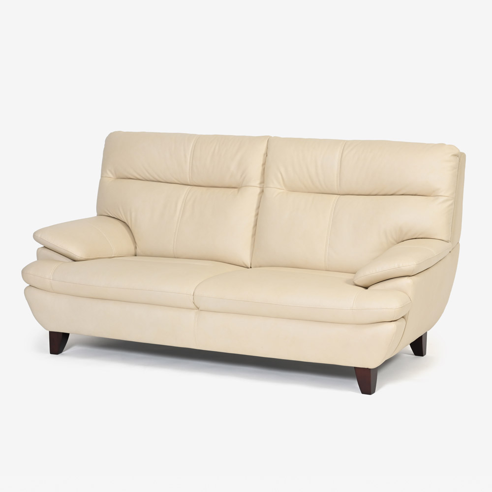 ソファ 2.5人掛け「ルーニー SD-344」幅183cm 布アイボリー色 #KR01