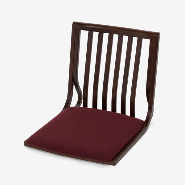 座椅子 「93」木部ブナ材ウォールナット色 座布A-07
